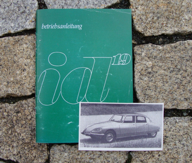 Betriebsanleitung Citroen ID 19 (1968) DS Göttin - Auto Teile - weidenberg