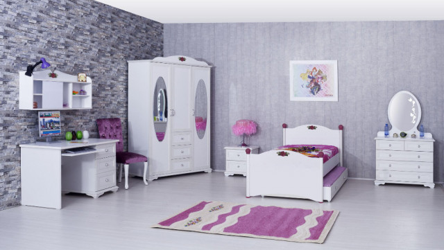  Kinderzimmer Cindy Mädchenzimmer 3-teilig Landhausstil von http://moebelspotkid - Moebel Haushalt - Friedberg