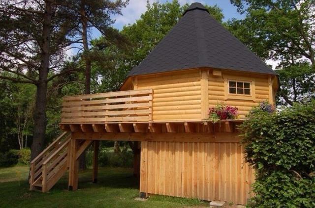 Grillkota Grillhütte Eventhütte Kota 16,5qm Kiefer wohnstatt - Ferienwohnung Haus - Rietberg