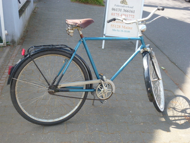 (191) 1 Gang STEMPELBREMSE + RÜCKTRITTSBREMSE 28 ZOLL GRITZNER - Fahrraeder - Mainz