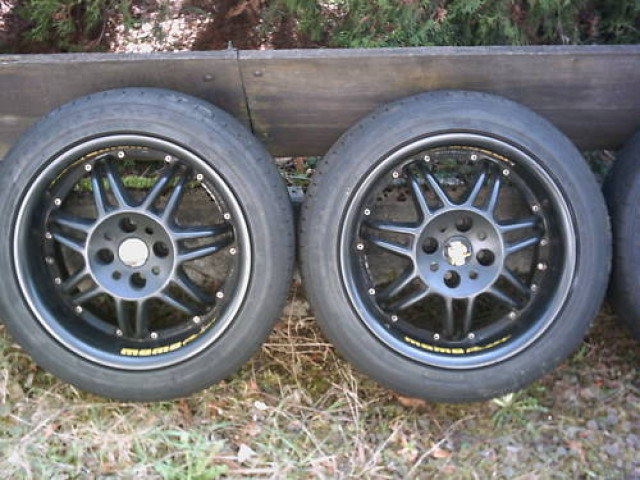 MOMO Racer Alufelgen schwarz 7J x 15 für 4/100 mit TOYO Proxes TS-1 ET38  - Auto Teile - Rostock