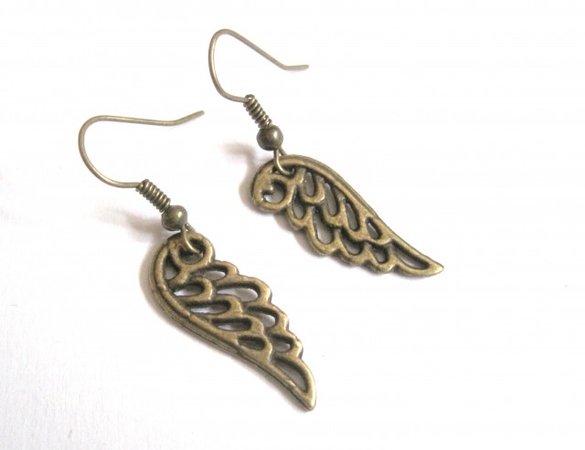 Engel Flügel vintage Ohrringe - Kleidung Schmuck Accessoires - Dortmund