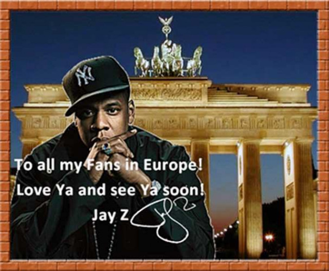 Wandbild aus Berlin: Rapper JAY Z Gruß aus Berlin! NEU! - Sammlungen - Berlin