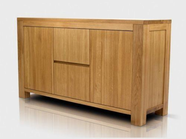 TESS KOMMODE AUS EICHENHOLZ LACKIERT MASSIVHOLZ BLUM-BESCHLÄGEN 180x50x78cm - Haushalt - Mainz