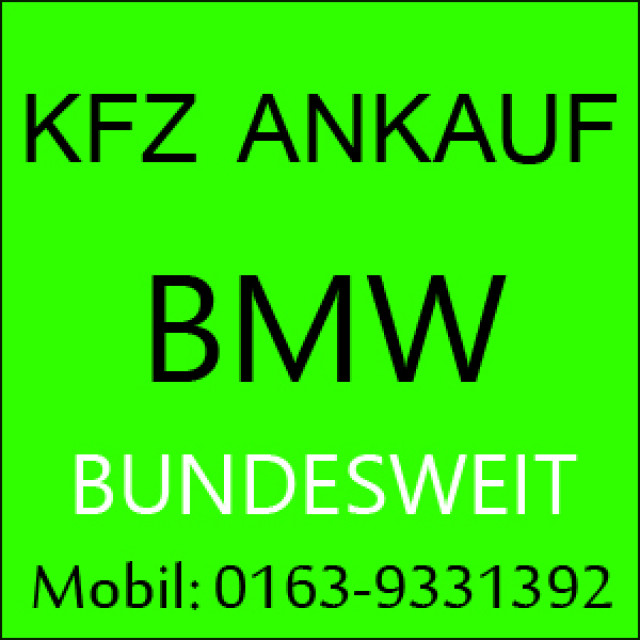 BMW Firmenwagen, Dienstwagen, Betriebswagen od. Mietwagen Ankauf - Autos nach Marken - Duisburg