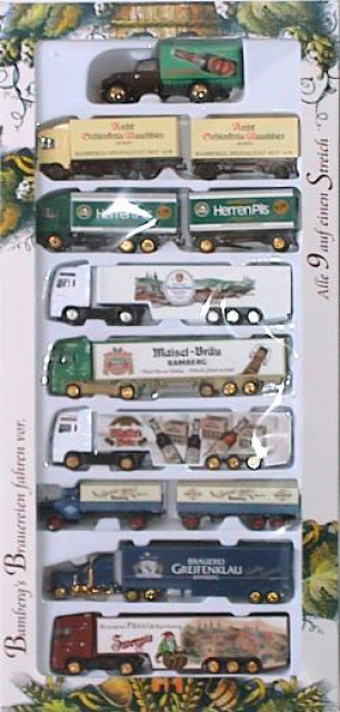 Truck-Set Bamberger Brauereien Bamberg Bier - Sammlungen - Merkendorf