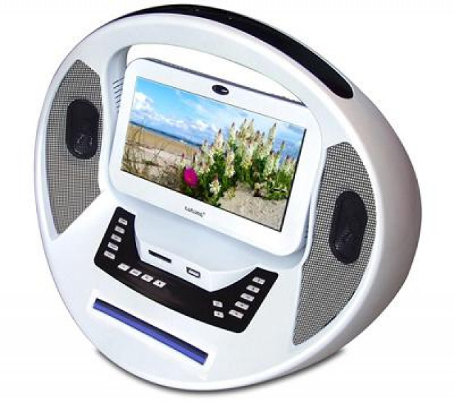 Tragbare Bombox 7  TFT LCD,DVD,Radio,USB,Ipod Station Karaoke - Tv Hifi Video Audio - Hamburg