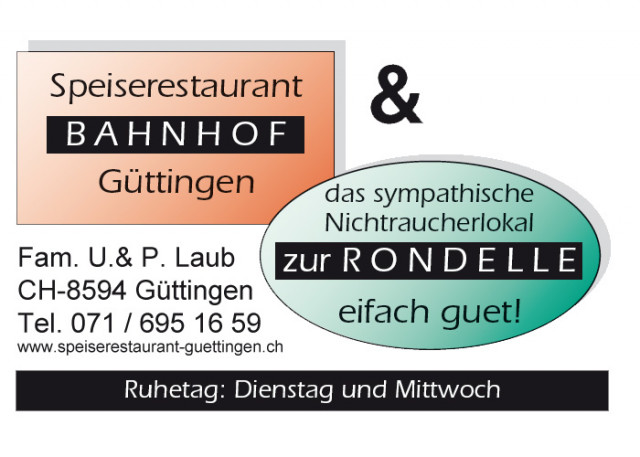 Hotel und Speiserestaurant Bahnhof am Bodensee, Schweiz - Essen Trinken Genuss - Konstanz