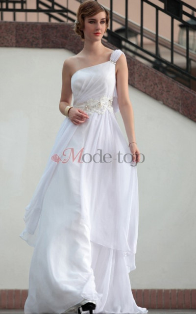 Perlenbesetztes normale Taille Mitte Abschlusskleid - Mode-top.de - Kleidung Schmuck Accessoires - berlin