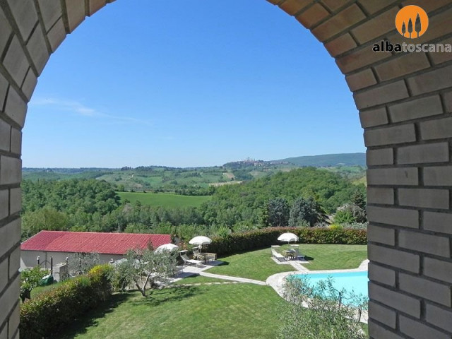 San Gimignano, Ferienwohnung mit Pool - Urlaub Reise - San Gimignano