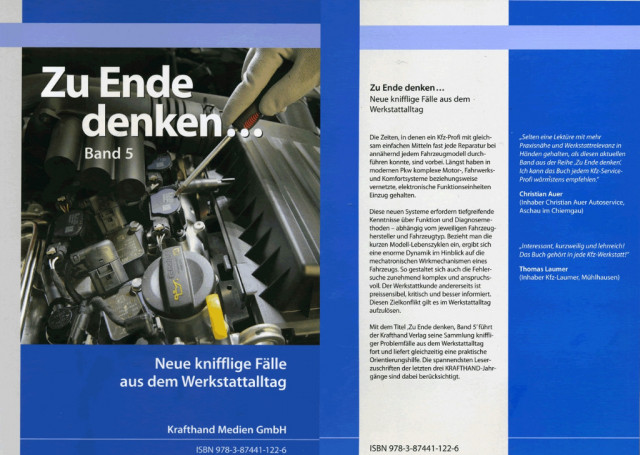Zu Ende denken... (Band 5) - Fachbuch KFZ - Auto Zubehoer - Riedenburg