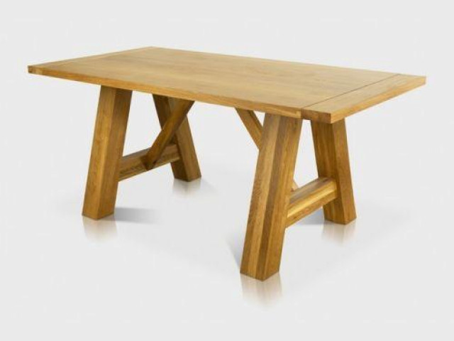 TEO EICHENTISCH ESSTISCH LACKIERT MASSIVHOLZ HOLZ 145-175x90x78cm - Haushalt - München