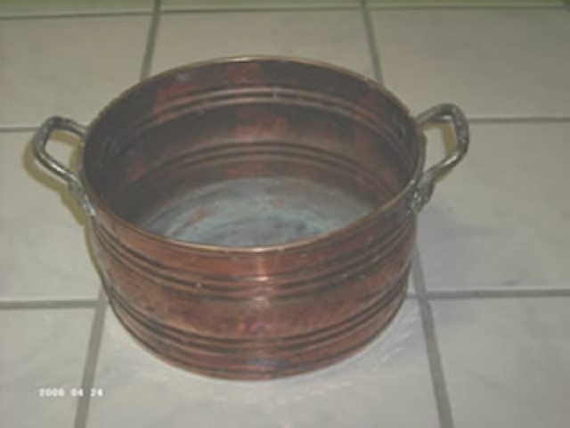 Kupfer Deko Topf   200/105 - Moebel Haushalt - Castrop-Rauxel