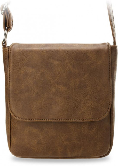 Klassische Schultertasche Messengertasche kleine Damentasche braun - Kleidung Schmuck Accessoires - Saarbrücken