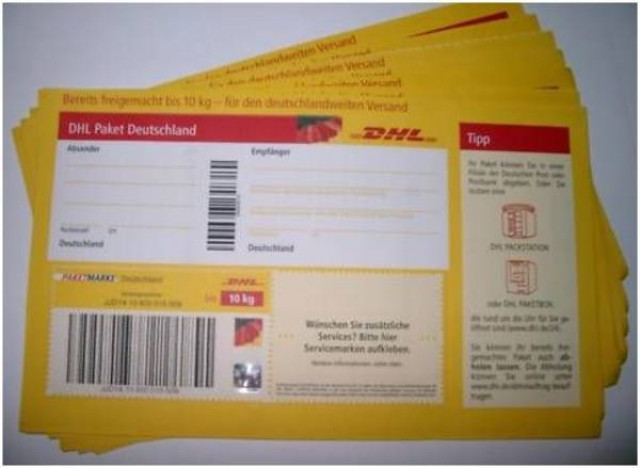 100 DHL Paketmarken bis 10kg - Eintrittskarten Tickets - Gransdorf