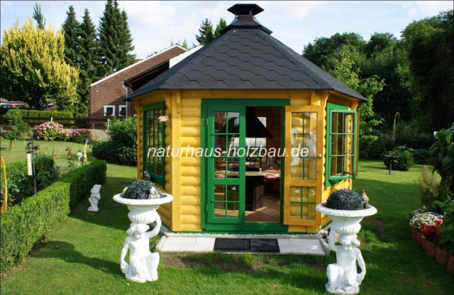 Grillpavillon, Pavillon, Grill Pavillon, Lusthaus, Grillkota, Grillhütte, Grillh - Handwerk Hausbau Garten - Dahlwitz Hoppegarten