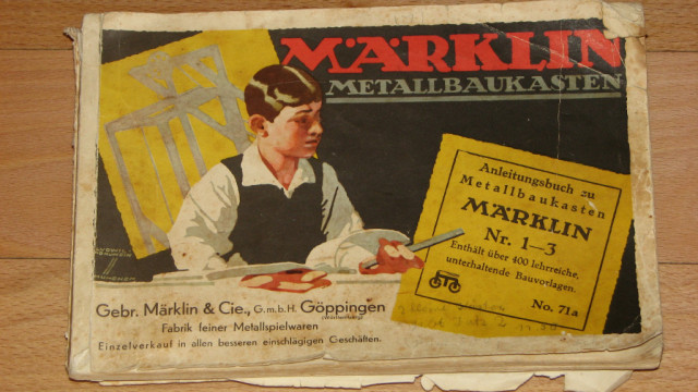 Märklin Modellanlatungsbuch eines der Ersten - Sammlungen - Eningen
