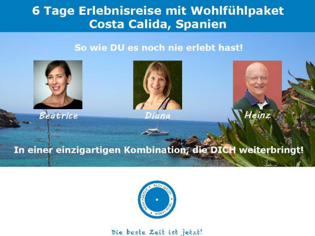 Gratis-Live-Webinar: Zu mehr Wohlstand & Glück mit 6Tage Wohlfühlpaket - Lernen Lehren Lesen - Torre Pacheco