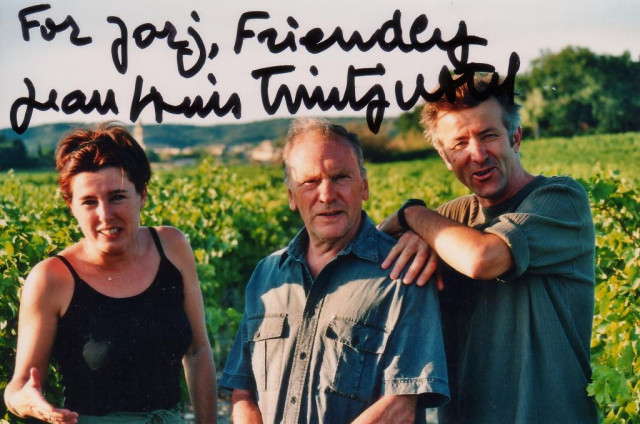 JEAN LOUIS TRINTIGNANT -Ein Mann und eine Frau- Originalautogramm/ Widmung/ Farb - Sammlungen - Berlin