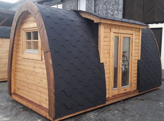 Camping POD Glamping isoliert L480 B240cm Kiefer wohnstatt - Camping - Rietberg