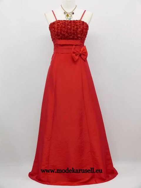 Abendmode Abendkleid in Rot von Modekarusell Gr 34 bis Gr 64 - Kleidung Schmuck Accessoires - London