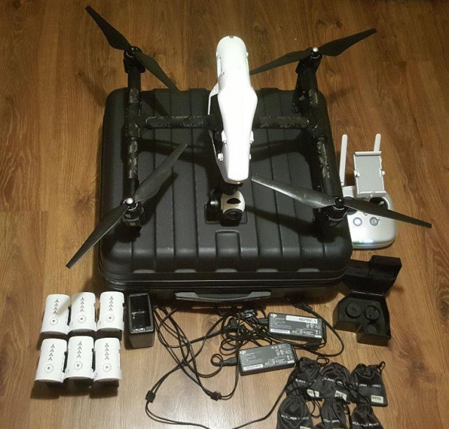 DJI Inspire 1, Zenmuse X3, 7 Akkus, 6 PolarPro Filter - Hobby Spiele - Hürth