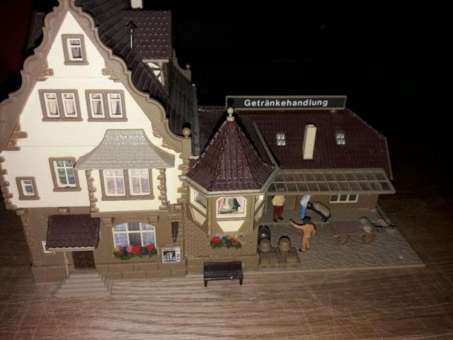 TOP Modell! Vollmer Getränkehandlung 29596, Spur HO, super gebaut - Hobby Spiele - Bayern - Boos