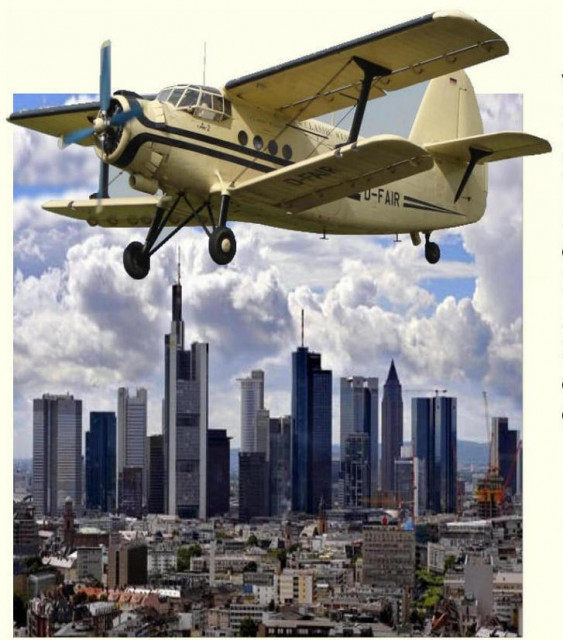 Nostalgie Rundflug über die Skyline von Frankfurt im größten Doppeldecker der We - Eintrittskarten Tickets - Frankfurt