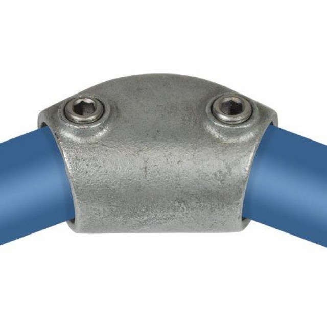 Rohrverbinder Bogen Variabel 15-60° 42, 4 mm Feuerverzinkter Galvanisierter Kons - Handwerk Hausbau Garten - Hannover