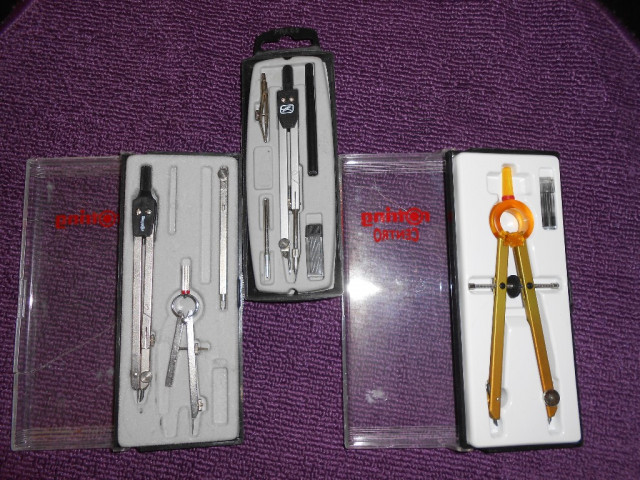 Herlitz und Rotring Centro Zirkel Schulbedarf Bürobedarf zeichnen - Lernen Lehren Lesen - Essen