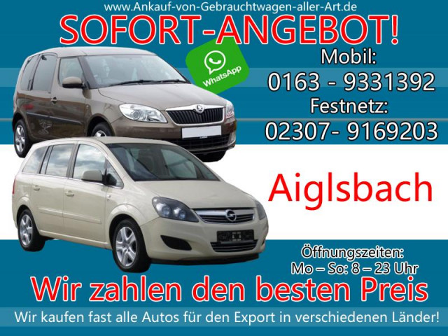 Kaufe jedes Auto Aiglsbach | Ankauf von Autos Aiglsbach - Fairen Preis verkaufen - Auto Specials - Aiglsbach