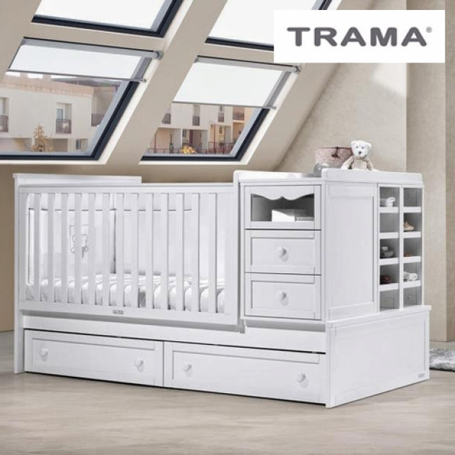 Landhausstil: Baby- und Kinderbett (Umbaubar zum Jugendzimmer) 'Romantica' - Baby und Kind - Dresden
