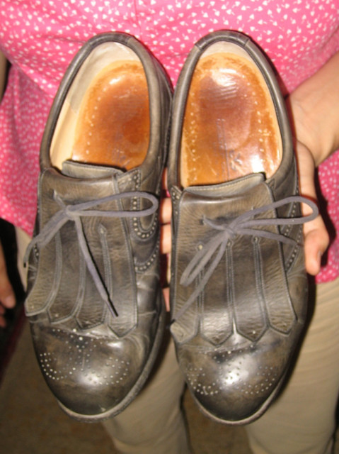 Gebrauchte Golfschuhe Leder schwarz Größe 39 - Sport - Olching