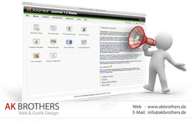 Webseiten -Erstellung   Joomla - CMS   - Dienstleistungen Business Gewerbe - Berlin