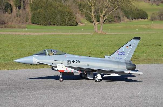 Eurofighter Grumania (Voll-GFK) mit Schübeler DS94DIA HST - Fullscale! - Hobby Spiele - Wesel
