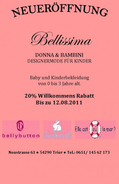NEUERÖFFNUNG - Baby und Kind - Trier