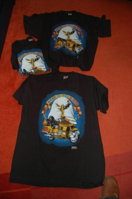 3 NIEGELNAGELNEUE GOLDWING T-SHIRTS zu verkaufen - Motorraeder und Teile nach Marken - mönchengladbach