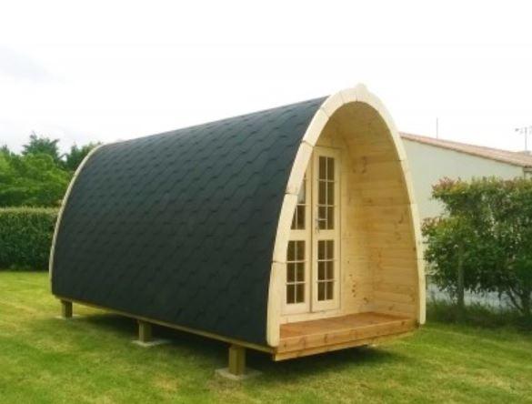 Camping Pod Glamping L590 B240cm 45mm Kiefer wohnstatt - Camping - Rietberg