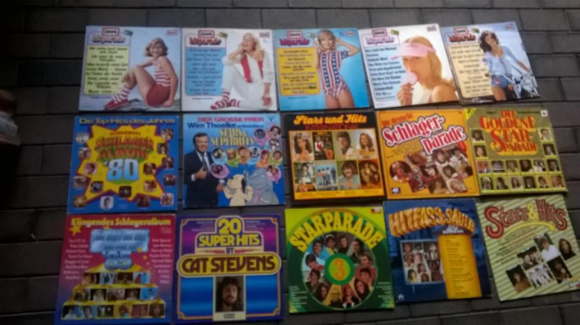 Langspielplatten, Schlager, Retro, günstig 15 Stück - Musik - Hilter a.T.W.