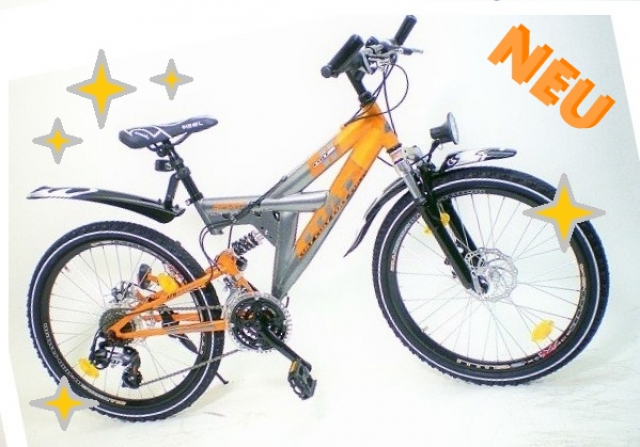 Fahrrad Mountainbike Kinderfahrrad Jugendrad  24 Zoll 24 Gang Shimano 2x Scheibe - Fahrraeder - Niepars