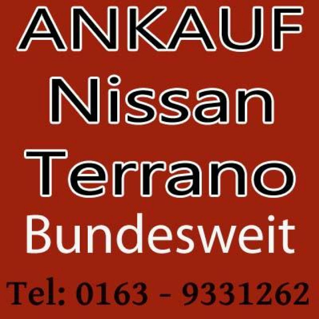 Auto verkaufen Nissan Terrano - Motorschaden & Unfallschaden - Autos nach Marken - Freudenberg