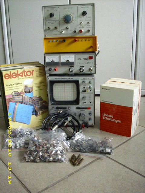 HAMEG HM412, Freg.-Generator u.a., Bauteile, Literatur - Hobby Spiele - Waldems