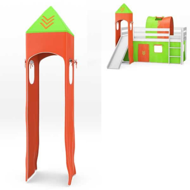 Turm für Hochbett Spielbett Kinderbett Indianer Baumwolle 190x45 Kinderzimmer De - Moebel Haushalt -  Rozdra?ew