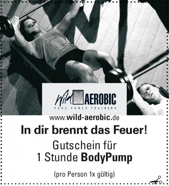 Kostenlose Teststunde BodyPump im Fitness Studio Wild Aerobic in Bayreuth - Sport - Bayreuth