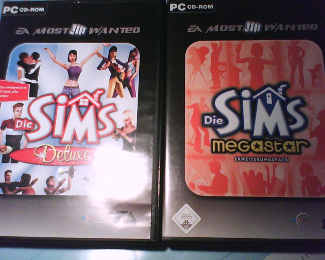 Pc-Spiele Die Sims Deluxe   Die Sims Megastar  Gebraucht  - Hobby Spiele - Gelsenkirchen