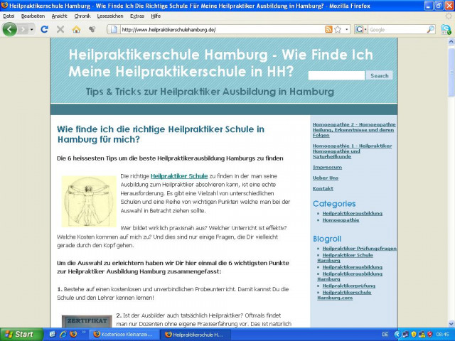 Heilpraktikerschule Hamburg, Wie Finde Ich Die Richtige Heilpraktikerschule in H - Sonstige Anzeigen - Hamburg