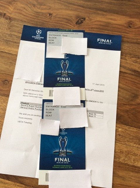 2 Tickets UEFA Champions League Finale Berlin 06.06.2015 - Eintrittskarten Tickets - Goslar