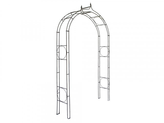 Rosenbogen LOSLAU Pergola Metallrosenbogen Gartenbogen Rosensäule - Handwerk Hausbau Garten - Stadthagen
