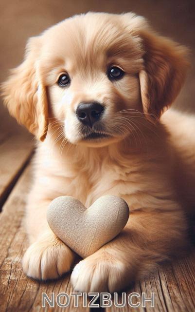 Diamond Painting Golden Retriever Welpe-Notizbuch, Buch: perfektes Geschenk für  - Tiere - München