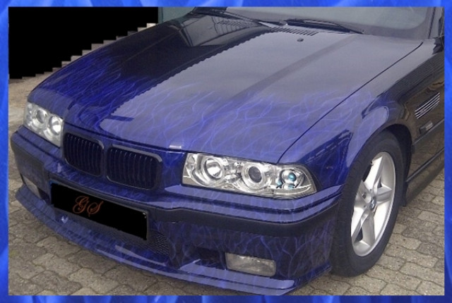 Airbrush Auto! Front Styling Blue Flame! - Auto Teile - Hennstedt